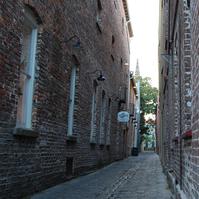 Brick alley.