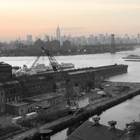 Sunset from the navy yard.