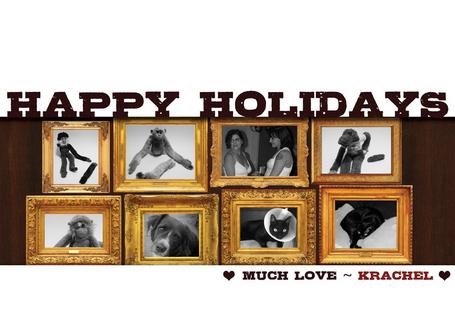 Holiday card design.