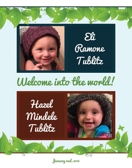 Welcome poster for Hazeli.